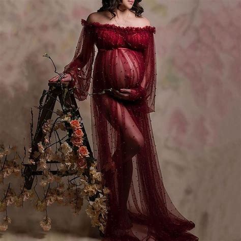 Maternity Gown For Photo Shoot Etsy