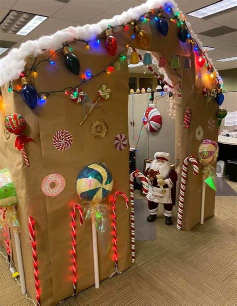 10 Festive Gingerbread House Office Decorating Ideas To Boost Holiday Cheer