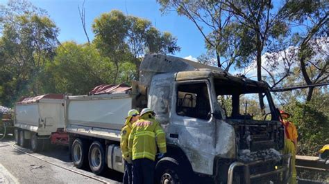 Mona Vale Road Truck Fire Causes Traffic Chaos Au