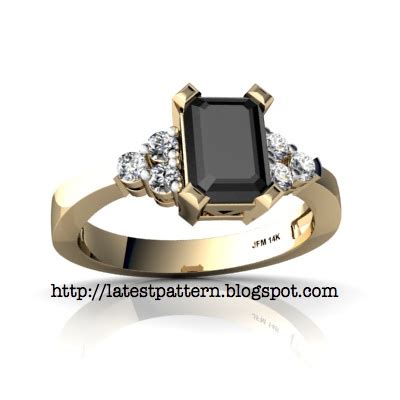 New Trends: black onyx engagement rings