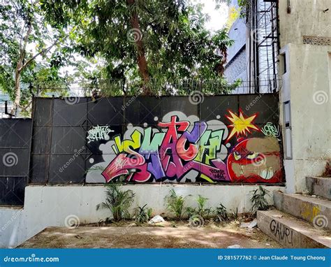 Beautiful Street Art in Bandra Mumbai Editorial Photography - Image of ...