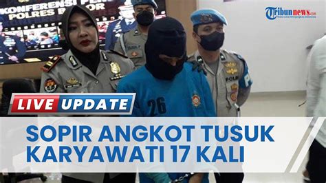 Sopir Angkot Tusuk Korban Kali Pelaku Di Balik Temuan Mayat Wanita