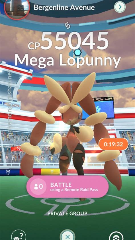 Mega Lopunny Raid Boss Pokemon Go