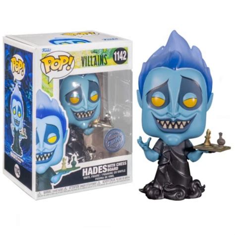 Funko Pop Disney 1142 Hades Con Tablero Ajedrez Bettoy Coleccionista