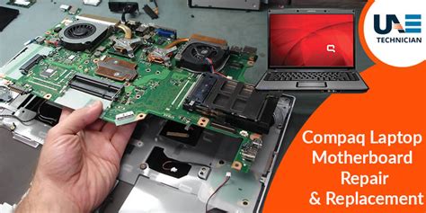 Compaq Laptop Motherboard Repair Replacement Centre In Dubai