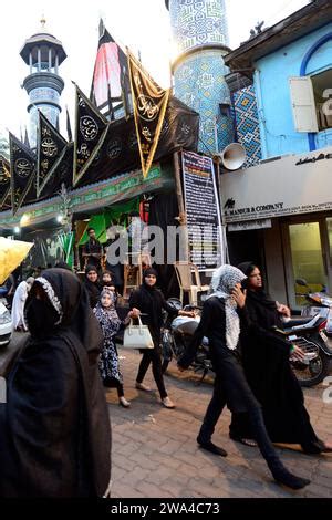 The Streets Around The Mughal Masjid Iranian Mosque During The