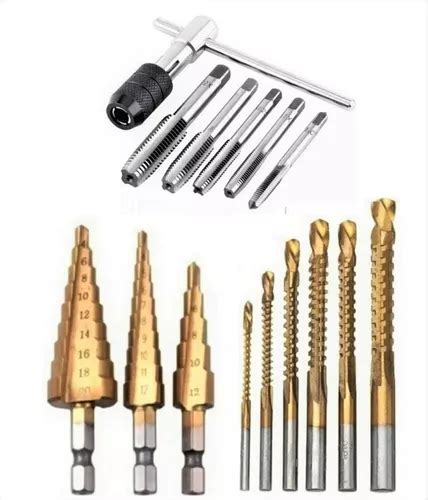 Kit Brocas Corte Lateral Escalonadas Hss Tit Nio Macho Pc Frete Gr Tis