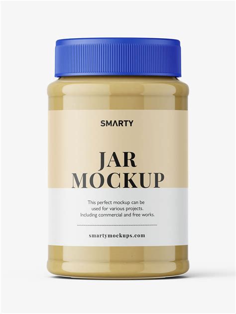 Peanut Butter Jar Mockup Smarty Mockups