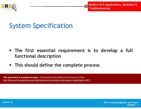 PPT Distributed Control Systems DCS System Specification 44 Slide