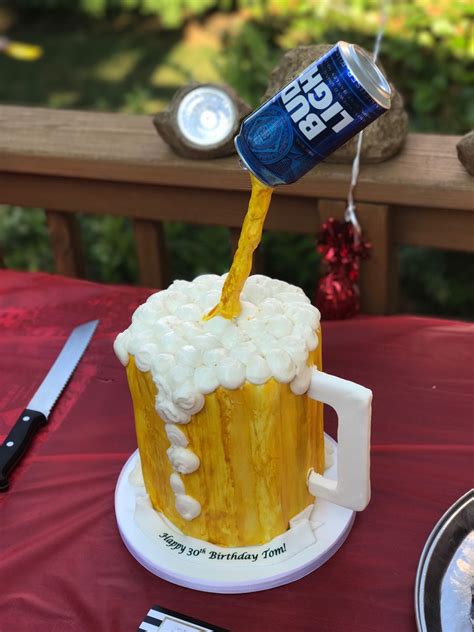 Gravity Defying Beer Mug Cake Beer Cake Beer Mug Cake Cakes For Men