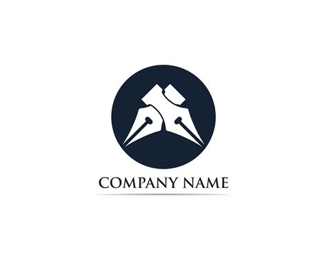 writer  logo template vector  vector art  vecteezy