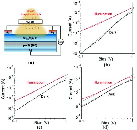 Design Of N Zn1xMgxO P Si Heterostructure Photodiodes A And