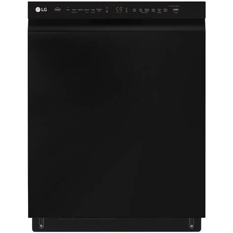 LG LDFN4542B Front Control Dishwasher with QuadWash™ - PrintProof™ Black
