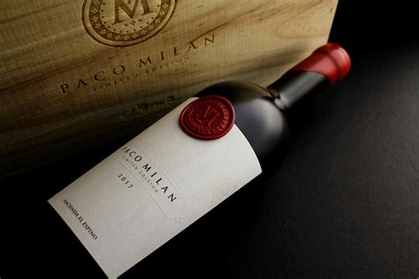 Diseño Vino Paco Milán Hacienda El Espino On Behance