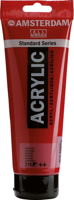 Acrylverf 318 Karmijn Amsterdam 250 Ml Bol