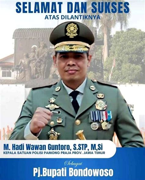 Beredar Flyer Kasat Pol Pp Jatim Dilantik Jadi Pj Bupati Bondowoso