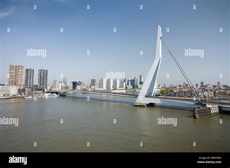 Erasmus Bridge Rotterdam Stock Photo Alamy