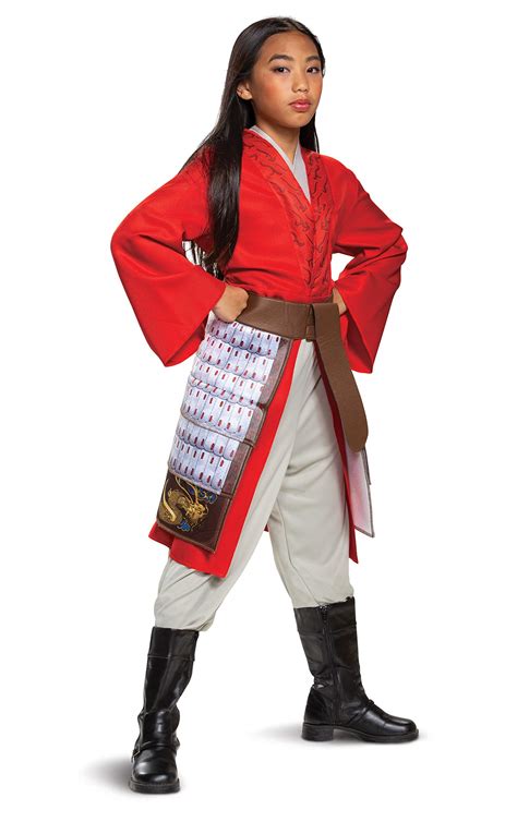 Disguise Womens Disney Mulan Hero Dress Deluxe Adult Costume Clothing ...