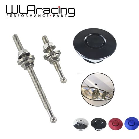 Wlr Racing Universal Piece Mm Aluminum Push Button Billet