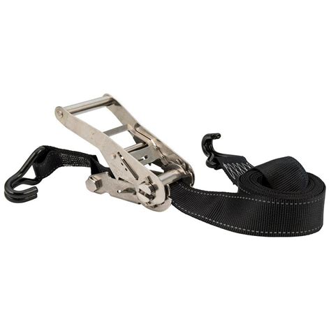 Keeper In X Ft Lbs Double J Hook Ratchet Tie Down Strap