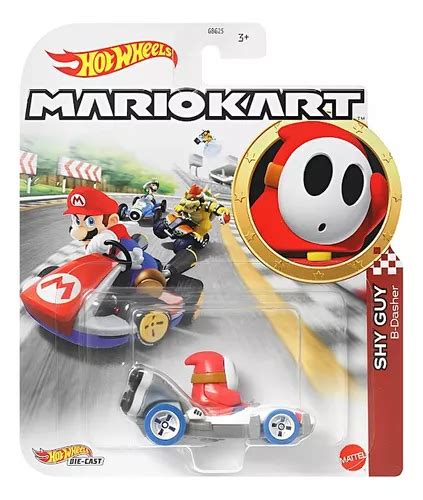 Carrinho Hot Wheels Mario Kart Shy Guy Gbg Mattel Parcelamento Sem Juros