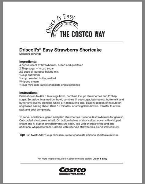 Costco Strawberry Shortcake Recipe Strawberry Shortcake Recipes Easy Strawberry Shortcake