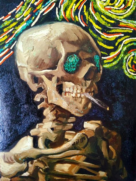 Skeleton Van Gogh Skeleton Art Art Inspiration