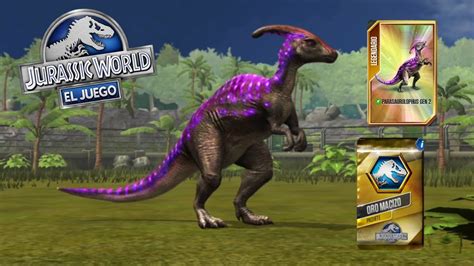 Parasaurolophus Gen 2 Jurassic World El Juego Youtube