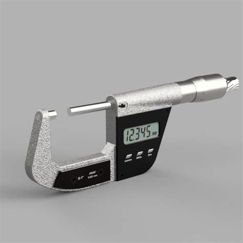 Digital Micrometer | CGTrader