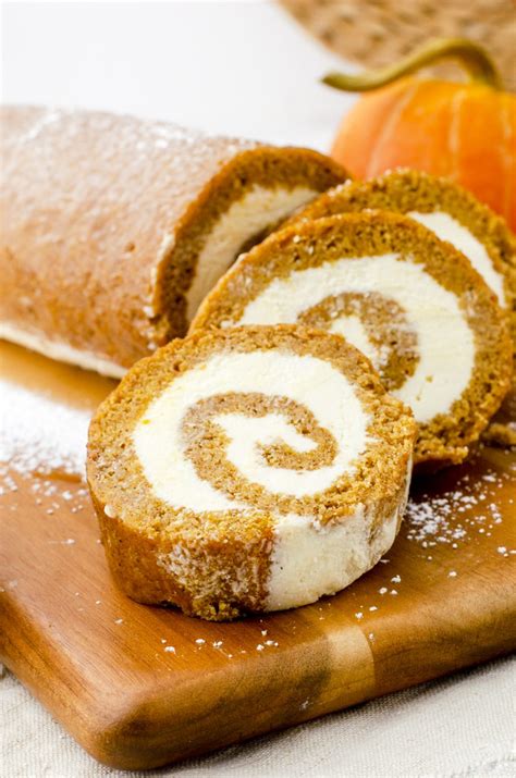 Classic Pumpkin Roll Cake Recipe With Cream Cheese Filling Harbour Breeze Home