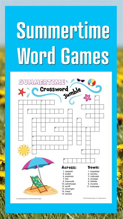 Free Printable Summer At The Beach Word Searches Artofit