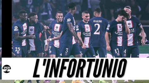 Juventus Psg Infortunio Per Un Titolare Dei Francesi Youtube