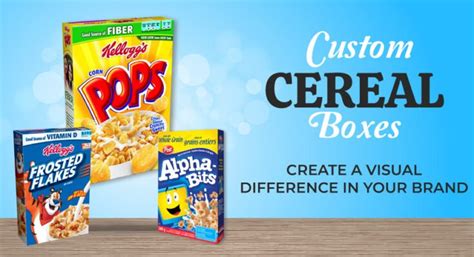 Custom Cereal Boxes Create A Visual Difference In Your Brand Theblogbyte