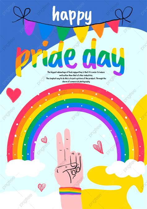 Rainbow Pride Day Propaganda Poster Template Download On Pngtree