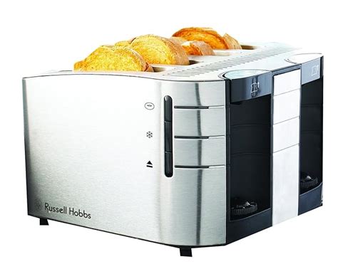 Russell Hobbs 4 Slice Toaster With Extra Wide Slots With Trim 13974