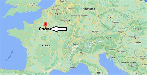 O Se Trouve Paris Sur La Carte De France O Se Trouve