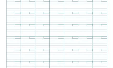 Blank Monthly Calendar Inside Blank Calander Template Various