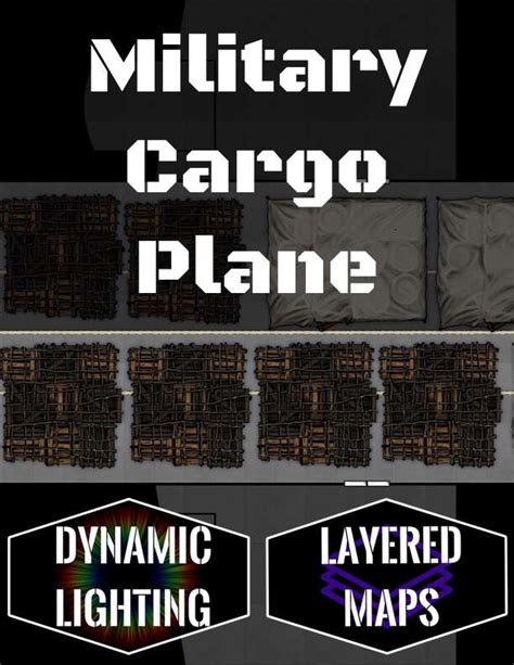 Military Cargo Plane Dynamic Lighting MmpApps Modern Maps Roll20