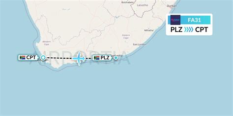 Fa Flight Status Safair Port Elizabeth To Cape Town Sfr