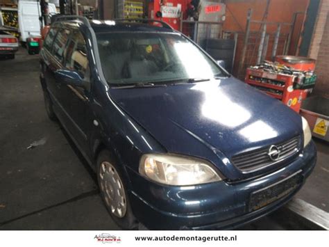 Opel Astra G Caravan 1 6 16V Sloopvoertuig 2002 Blauw