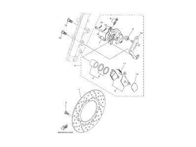 Disco Freno Delantero Yamaha NMAX 125 2021 2023