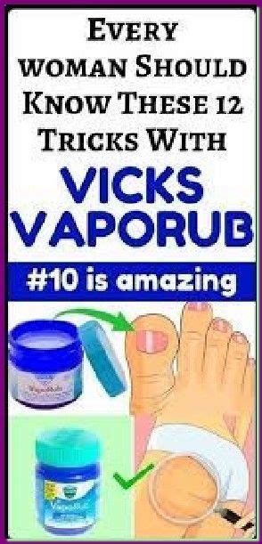 Every Woman Should Know These 12 Tricks With Vicks Vaporub Artofit