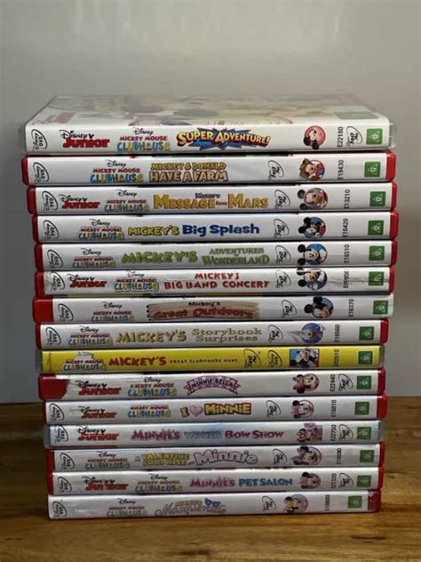 Disney Junior Mickey Mouse Clubhouse Lot Of Dvd Inc Mickey Donald