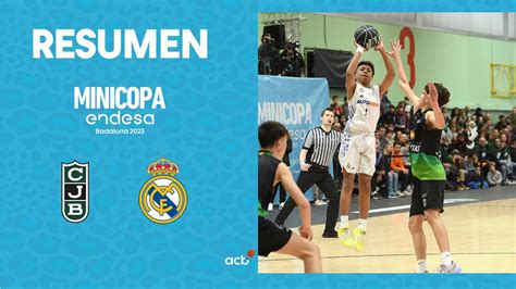 Joventut Badalona Real Madrid 65 68 RESUMEN Minicopa Endesa