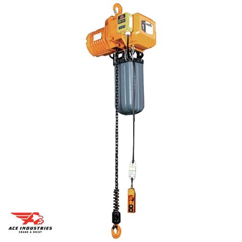 Accolift 3 Ton Electric Chain Hoist 21 Fpm Three Phase 2130065