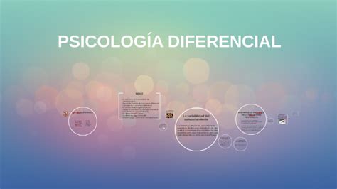 Psicologia Diferencial By On Prezi