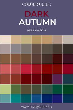 11 ideas de Colorimetría otoño profundo análisis de color estacional