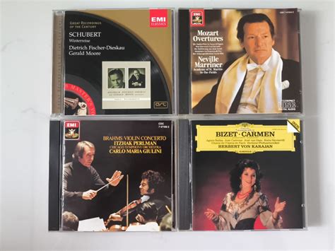 Assorted Classical Cds Schubert Mozart Brahms Bizet Bo7