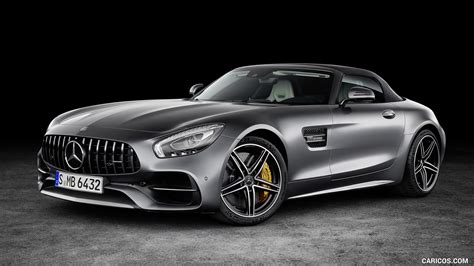 2018 Mercedes AMG GT C Roadster Color Designo Selenit Grey Magno