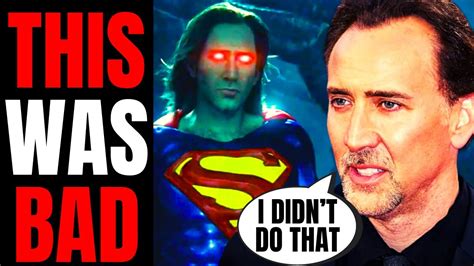 After Tim Burton SLAMS DC For Superman Cameo Nicolas Cage Says They